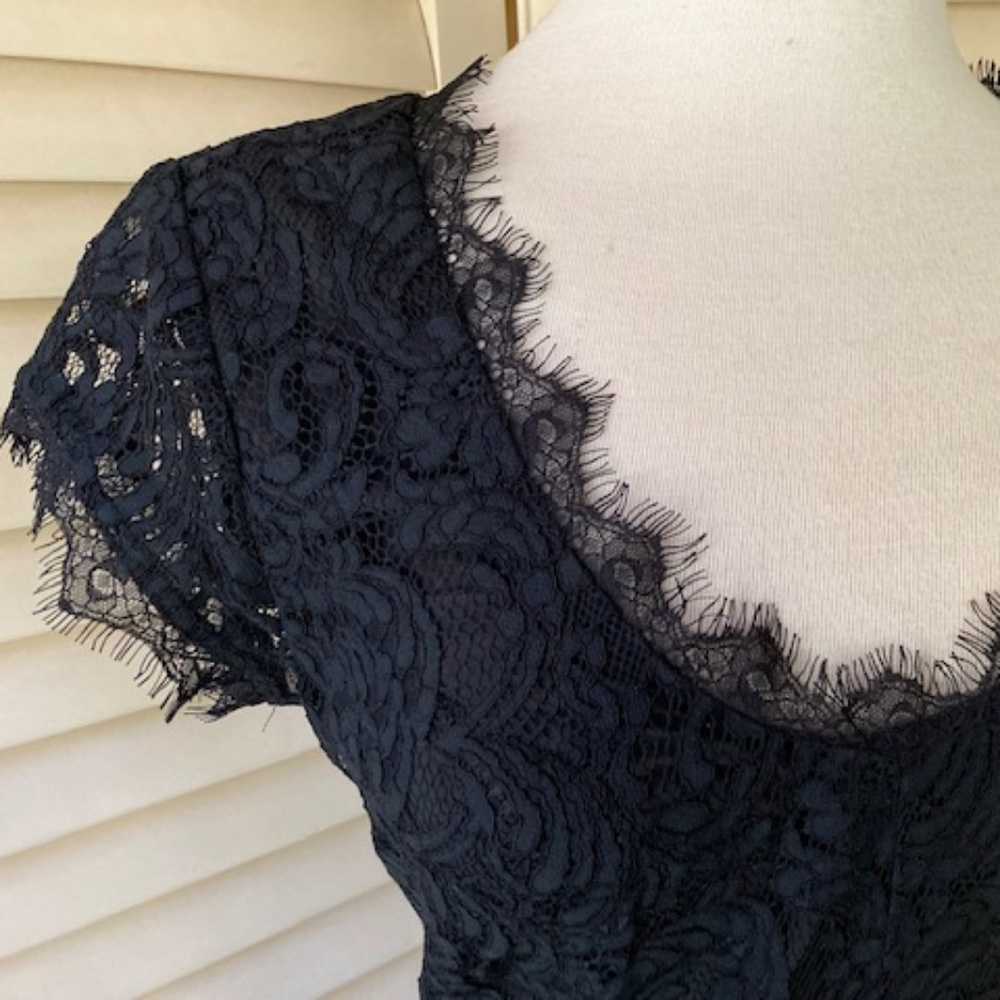 Joie Black Lace Dress - Picture 5 of 16